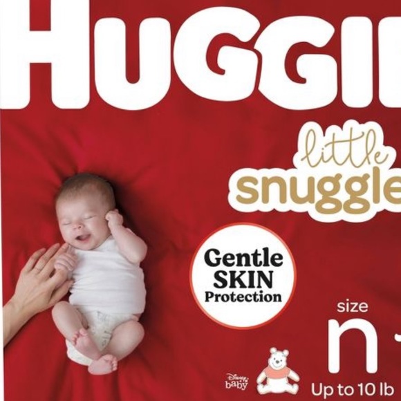 huggies Other 64 Huggies Newborn Diapers 2 Nib 4oz Comforts Creamy